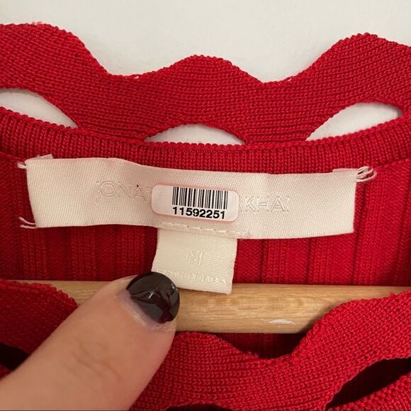 Jonathan Simkhai Knit Zig Zag Dress - Picture 7 of 11